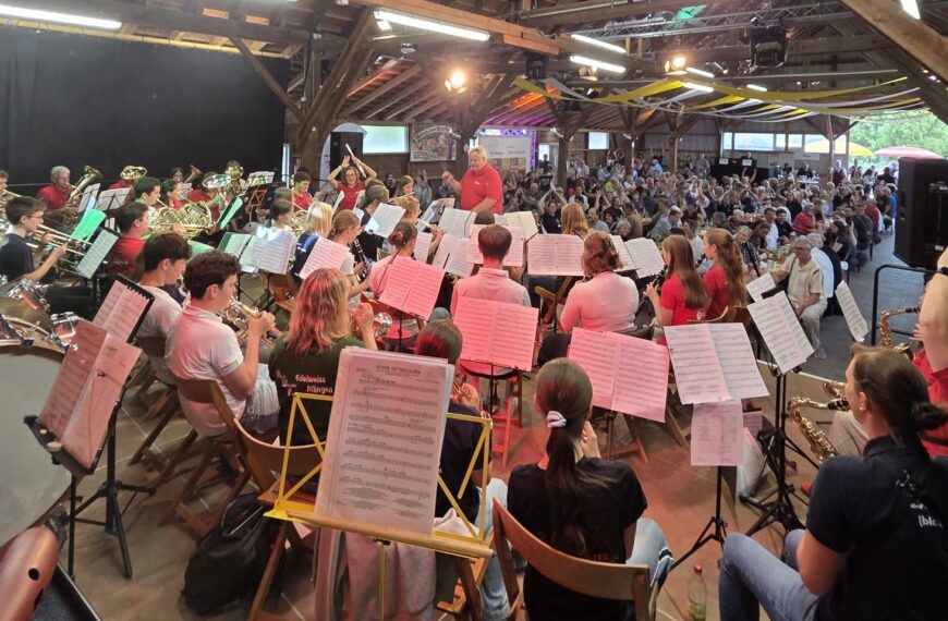 Jugendorchester-Gemeinschaftskonzert an Fronleichnam in Rohrbach